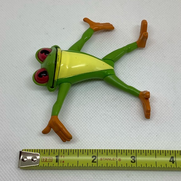 Rainforest Cafe Cha Cha The Red Eyes Tree Frog Action Figure - Picture 14 of 14